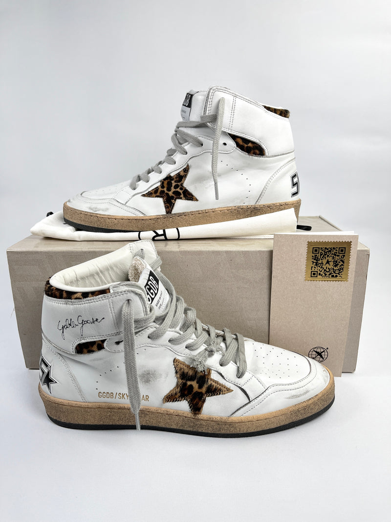 GOLDEN GOOSE - SKY STAR HI TOP SNEAKERS - NEW - SIZE 40