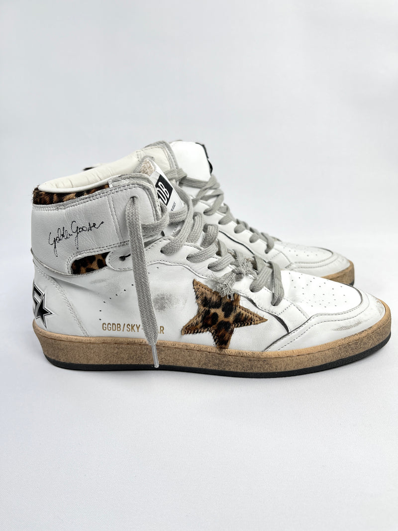 GOLDEN GOOSE - SKY STAR HI TOP SNEAKERS - NEW - SIZE 40