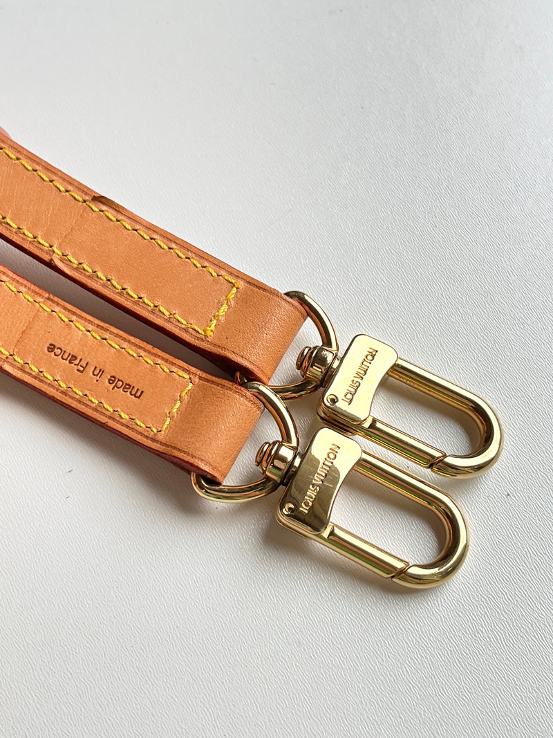 LOUIS VUITTON - VACHETTA LEATHER CROSSBODY STRAP - 120 cm