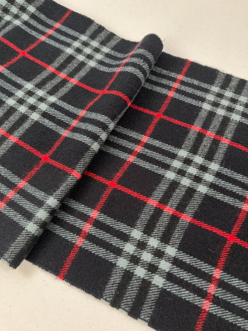 BURBERRY - CLASSIC BLUE NOVACHECK VINTAGE LAMBSWOOL SCARF