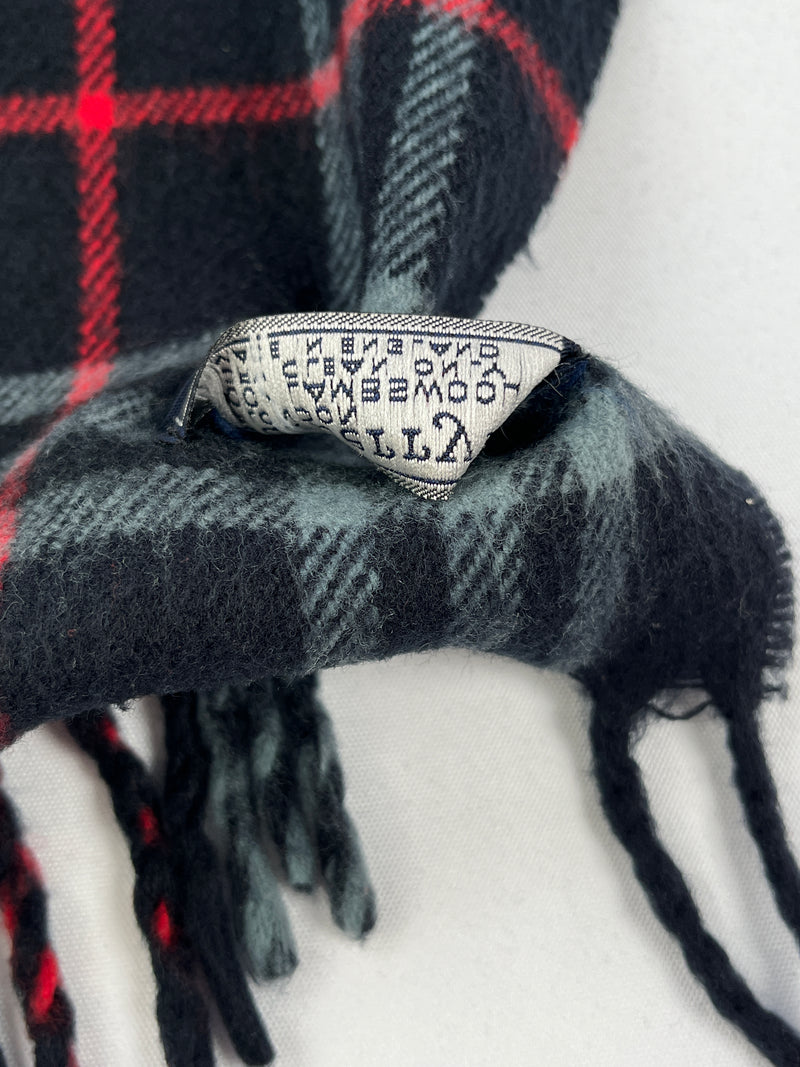 BURBERRY - CLASSIC BLUE NOVACHECK VINTAGE LAMBSWOOL SCARF