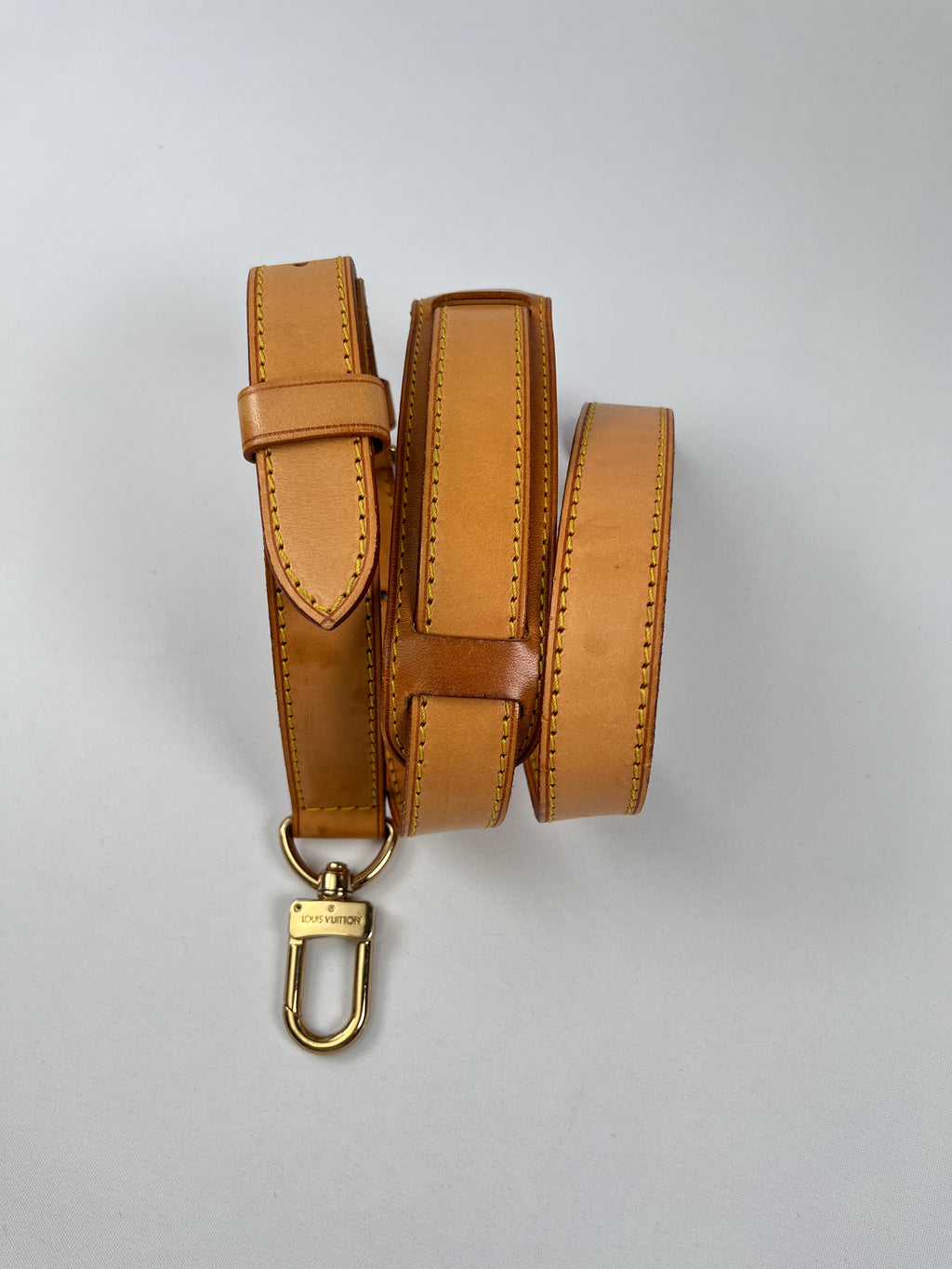 LOUIS VUITTON - VACHETTA LEATHER KEEPALL SHOULDER STRAP