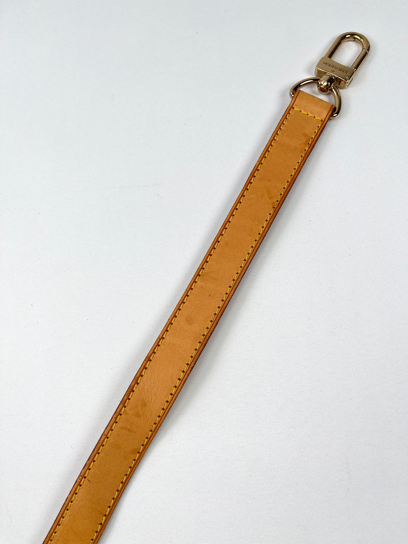 vachetta shoulder leather strap for louis vuitton