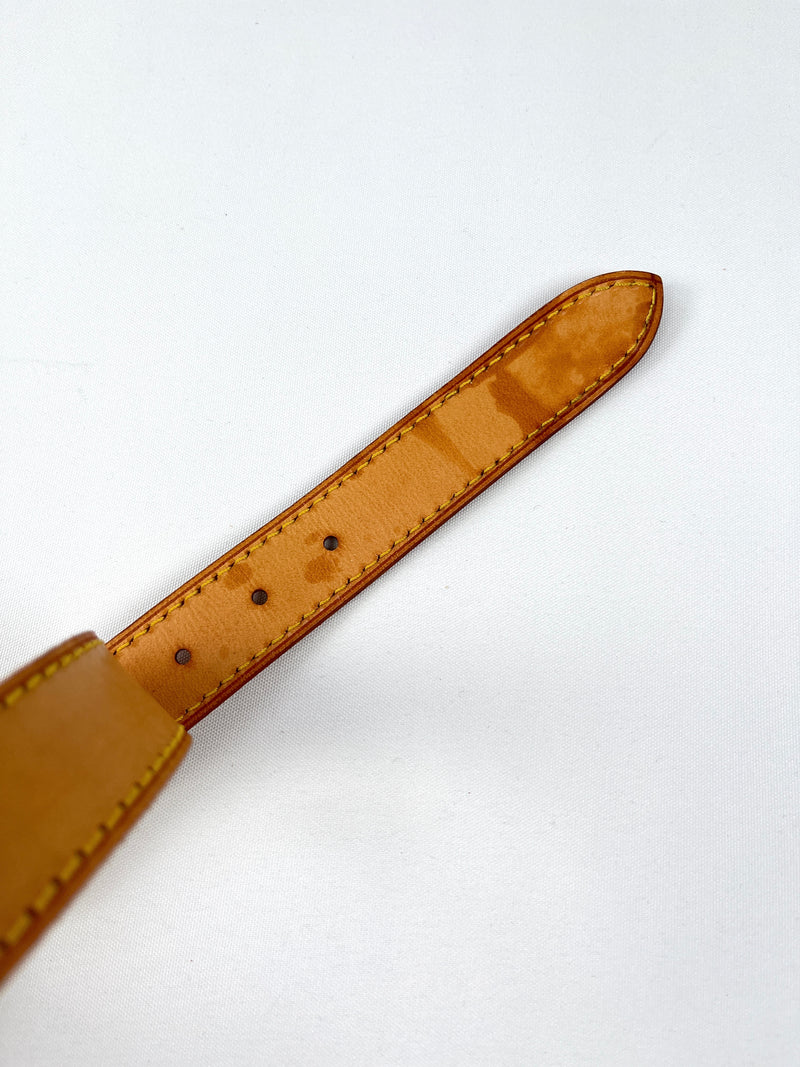 LOUIS VUITTON - VACHETTA LEATHER KEEPALL SHOULDER STRAP