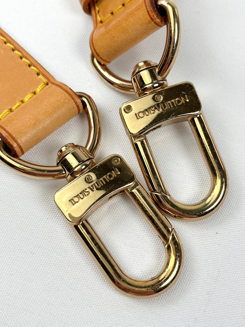 LOUIS VUITTON - VACHETTA LEATHER KEEPALL SHOULDER STRAP