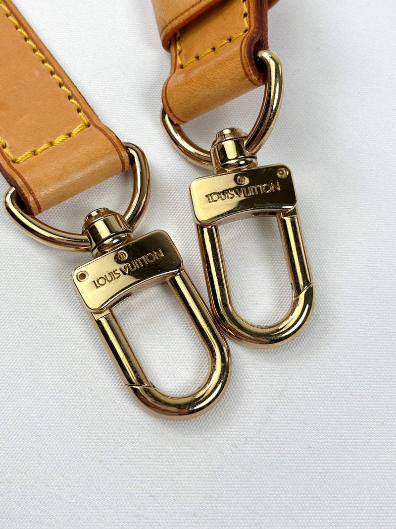 LOUIS VUITTON - VACHETTA LEATHER KEEPALL SHOULDER STRAP