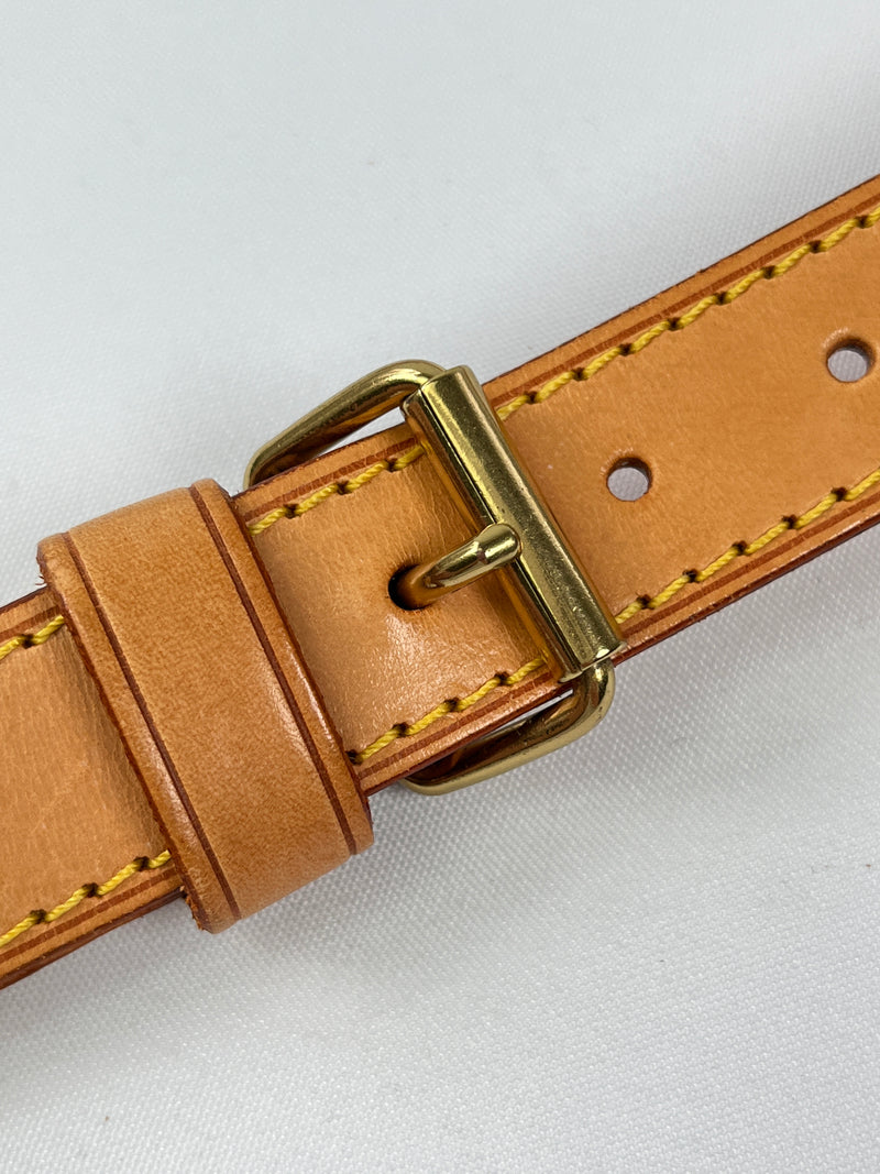 LOUIS VUITTON - VACHETTA LEATHER KEEPALL SHOULDER STRAP