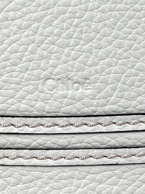 CHLOE - MARCIE MEDIUM BASKET BAG IN NATURAL WHITE