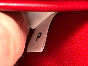 PRADA - BLACK SAFFIANO LUX CHAIN CROSSBODY BAG