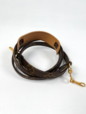 LOUIS VUITTON - MONOGRAM CANVAS SHOULDER STRAP - VINTAGE