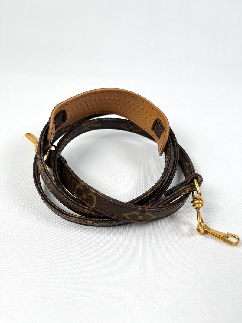 LOUIS VUITTON - MONOGRAM CANVAS SHOULDER STRAP - VINTAGE
