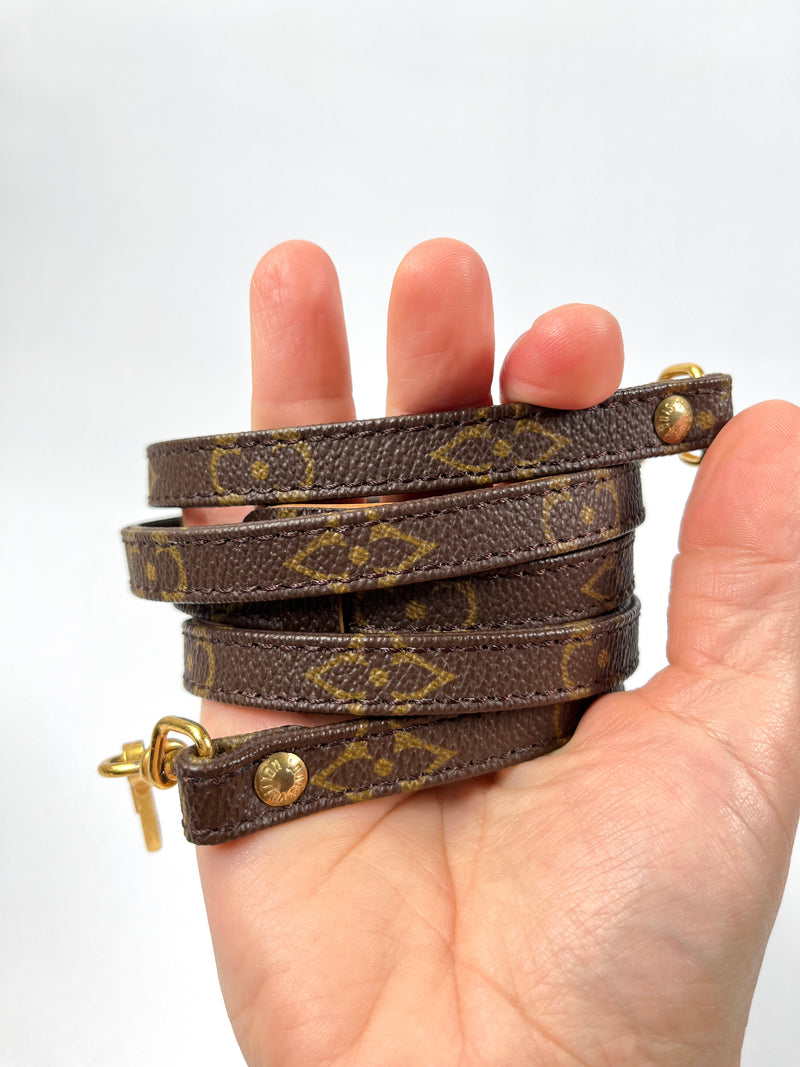 LOUIS VUITTON - MONOGRAM CANVAS SHOULDER STRAP - VINTAGE