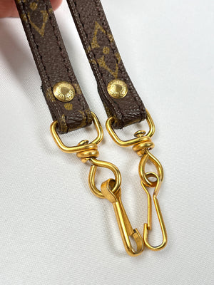 LOUIS VUITTON - MONOGRAM CANVAS SHOULDER STRAP - VINTAGE