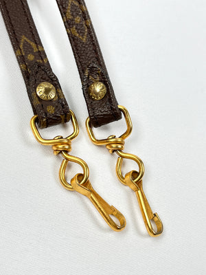 LOUIS VUITTON - MONOGRAM CANVAS SHOULDER STRAP - VINTAGE