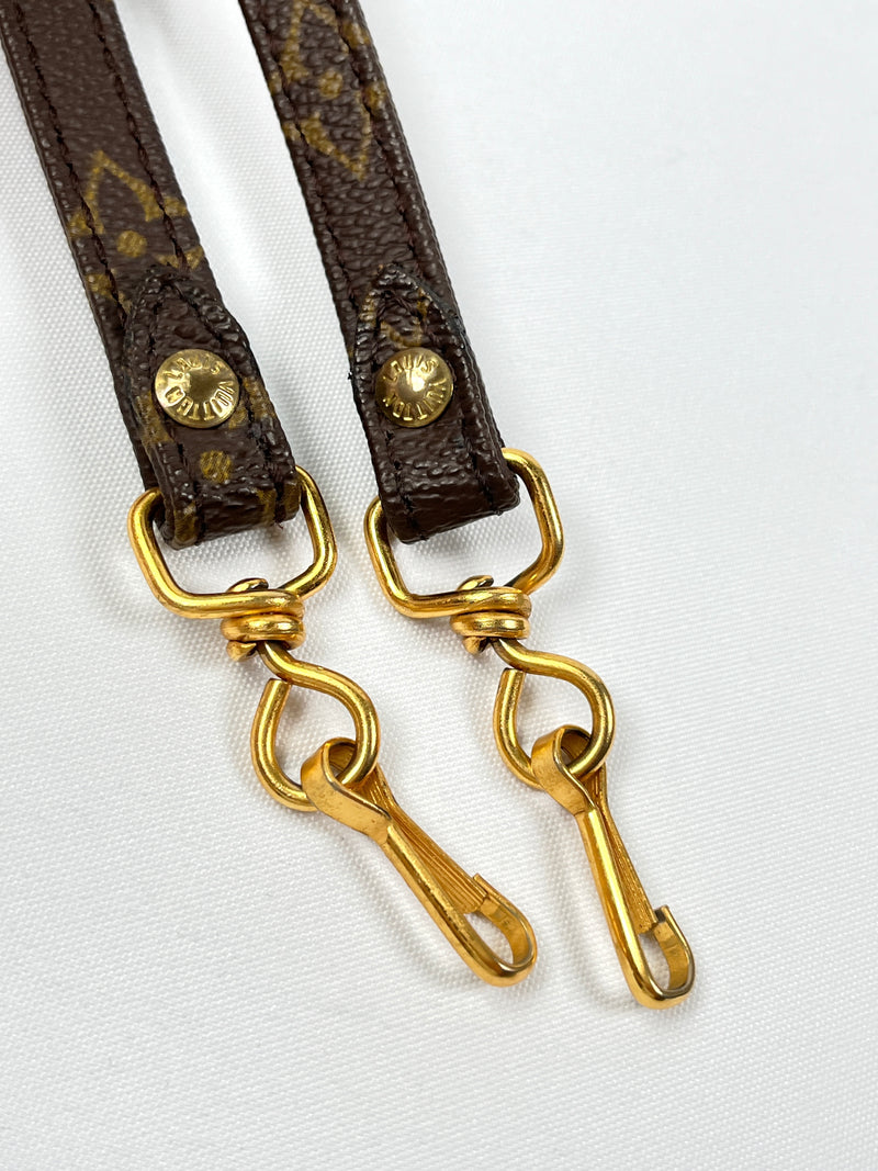 LOUIS VUITTON - MONOGRAM CANVAS SHOULDER STRAP - VINTAGE