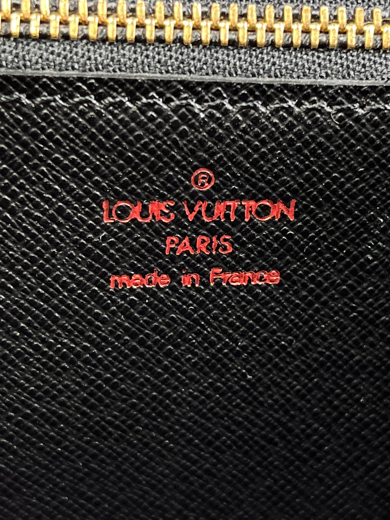 LOUIS VUITTON - BLACK EPI LEATHER ART DECO CLUTCH CROSSBODY