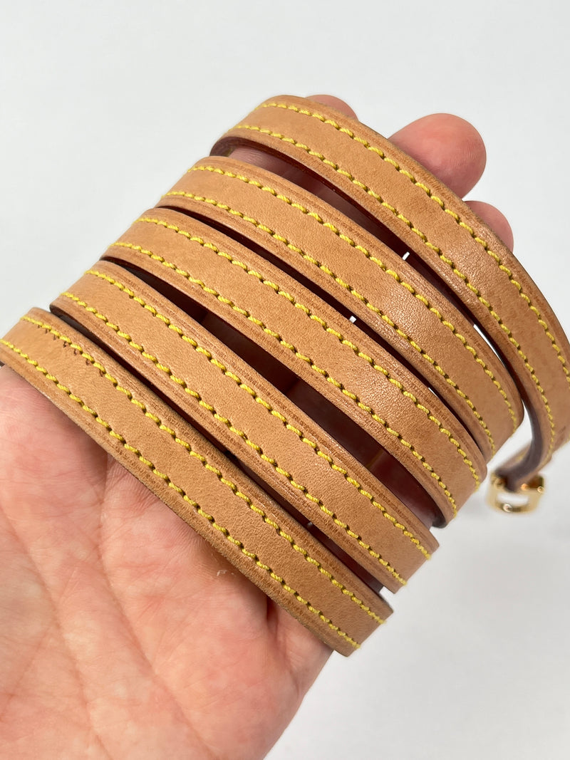 LOUIS VUITTON - VACHETTA LEATHER CROSSBODY STRAP - 120 cm