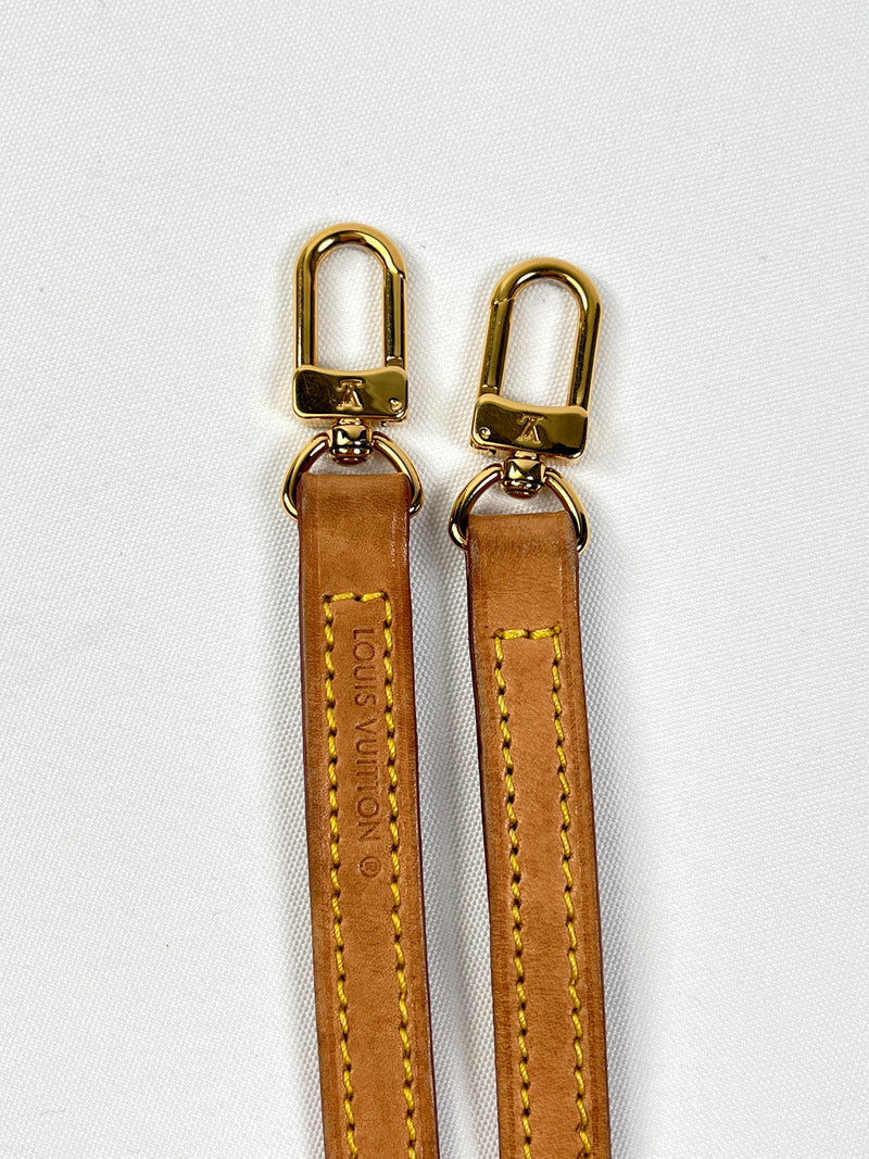 LOUIS VUITTON - VACHETTA LEATHER CROSSBODY STRAP - 120 cm