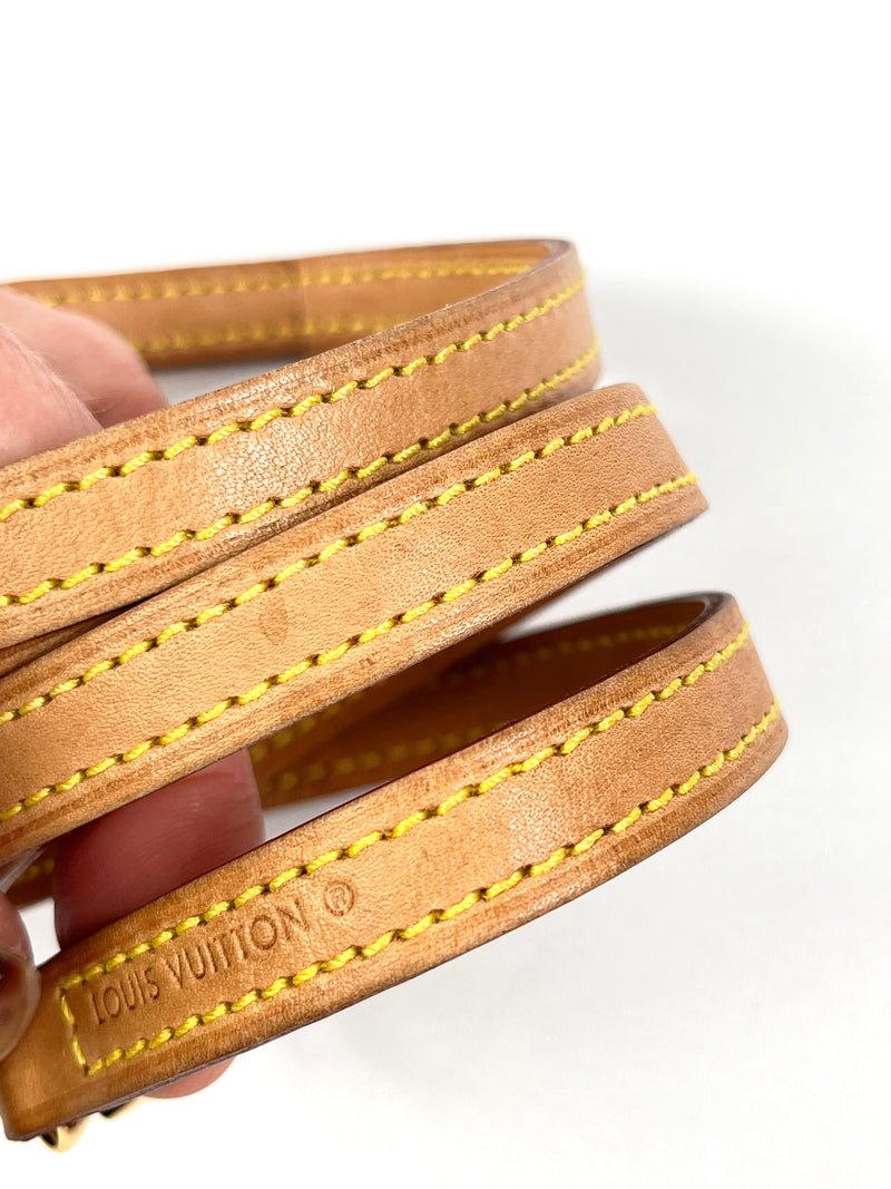 LOUIS VUITTON - VACHETTA LEATHER CROSSBODY STRAP - 120 cm