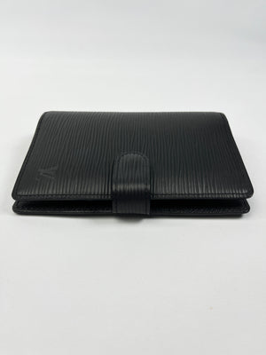 LOUIS VUITTON - EPI LEATHER AGENDA PM IN BLACK