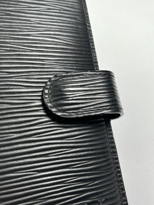 LOUIS VUITTON - EPI LEATHER AGENDA PM IN BLACK