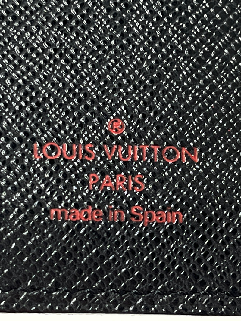 LOUIS VUITTON - EPI LEATHER AGENDA PM IN BLACK