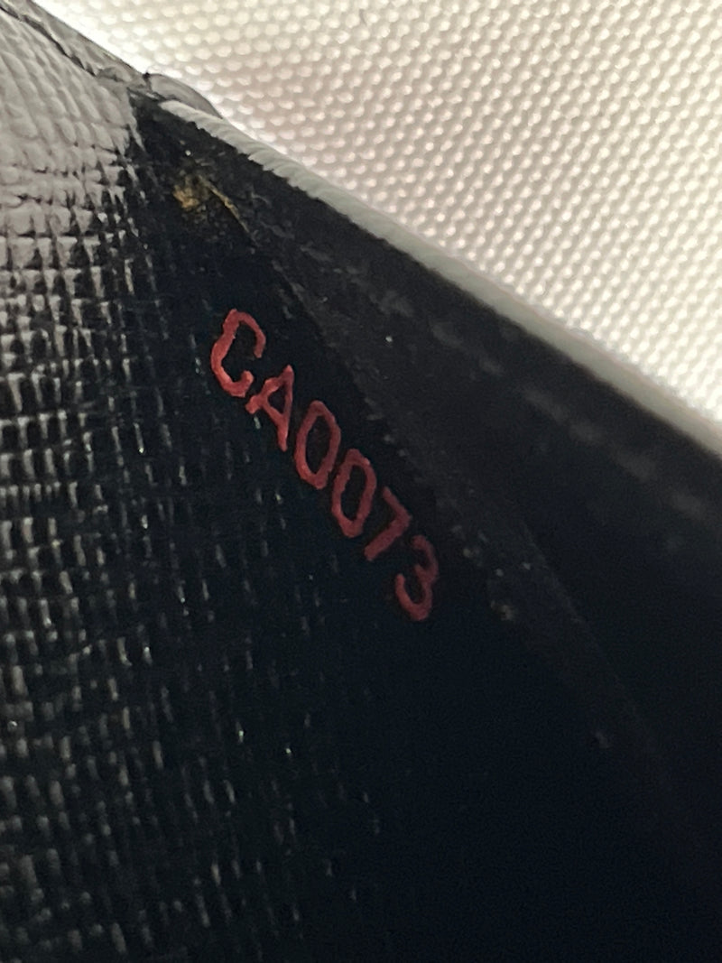 LOUIS VUITTON - EPI LEATHER AGENDA PM IN BLACK