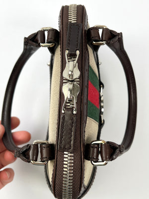 GUCCI - SHERRY INTERLOCKING GG REINS MINI HOBO BAG