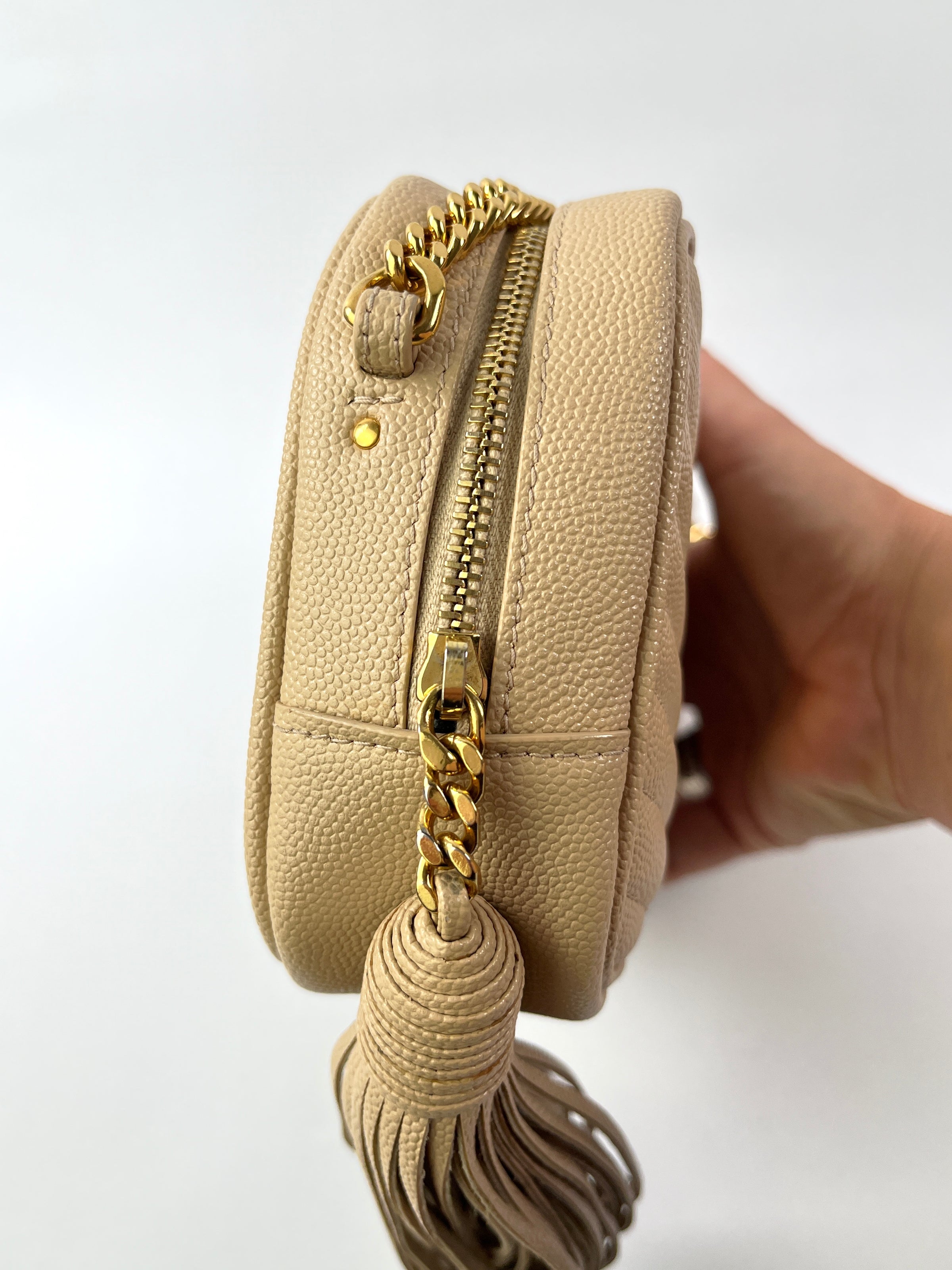 Ysl lou hotsell camera bag latte
