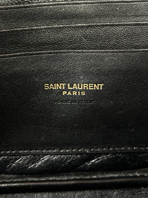 YSL - MINI LOU CAMERA BAG IN DARK BEIGE LEATHER