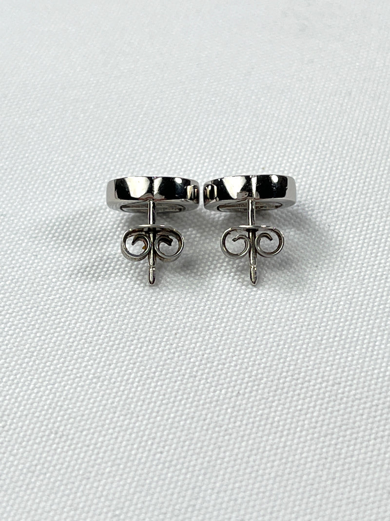 GUCCI - INTERLOCKING G SILVER STUDS EARRINGS