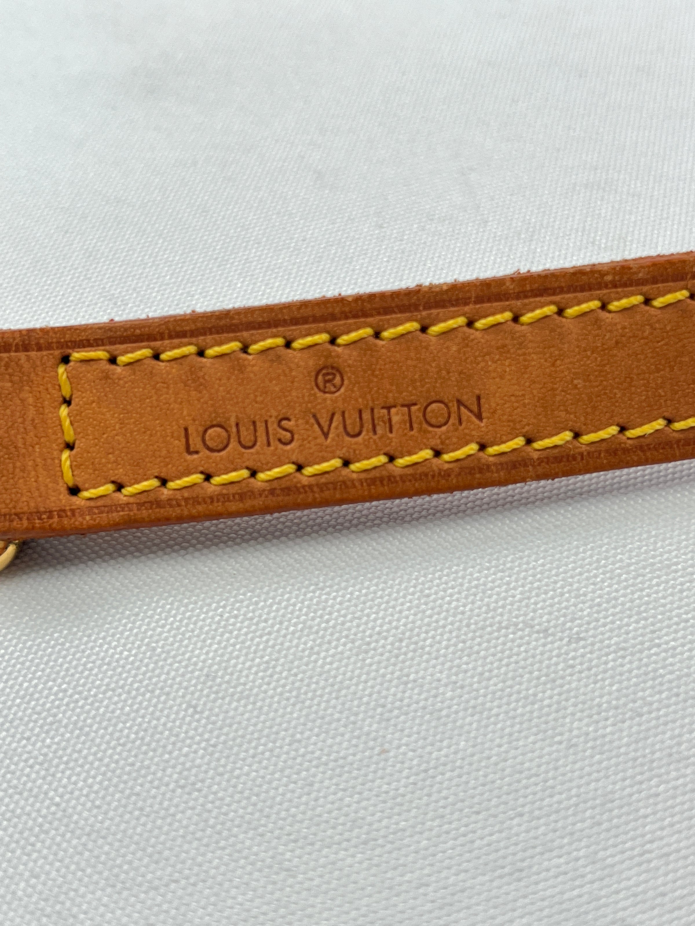 Louis Vuitton Strap Replacement Premium Cotton and Vachetta Leather  Adjustable Crossbody Strap