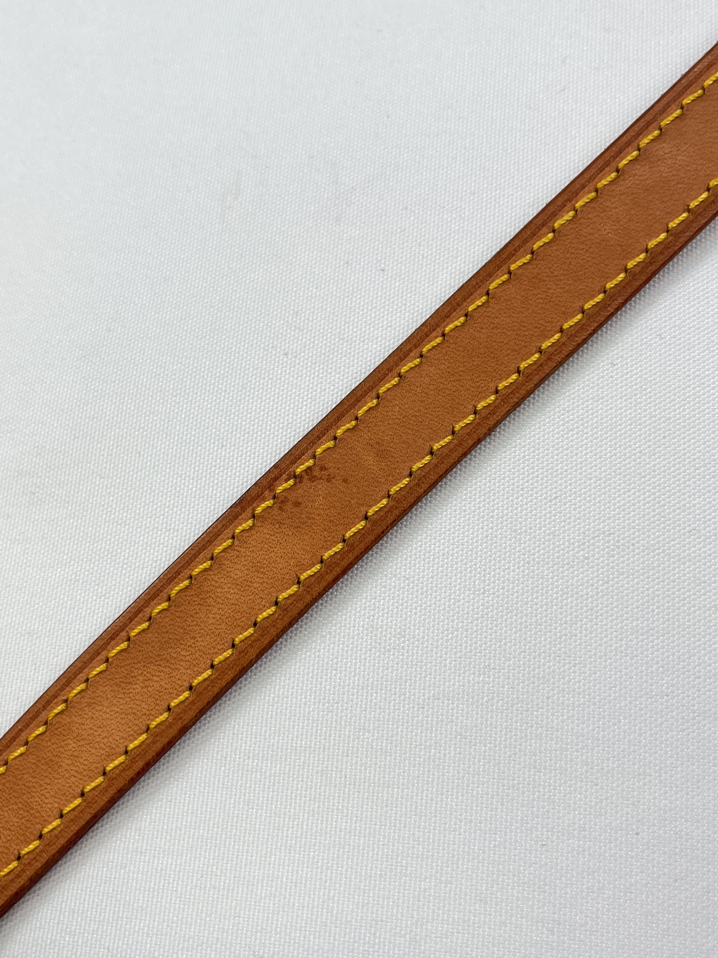 Dark Brown & Golden Honey Strap 1 Wide Adjustable Shoulder to Crossbody  Length for LV Monogram, Damier Ebene, Etc 