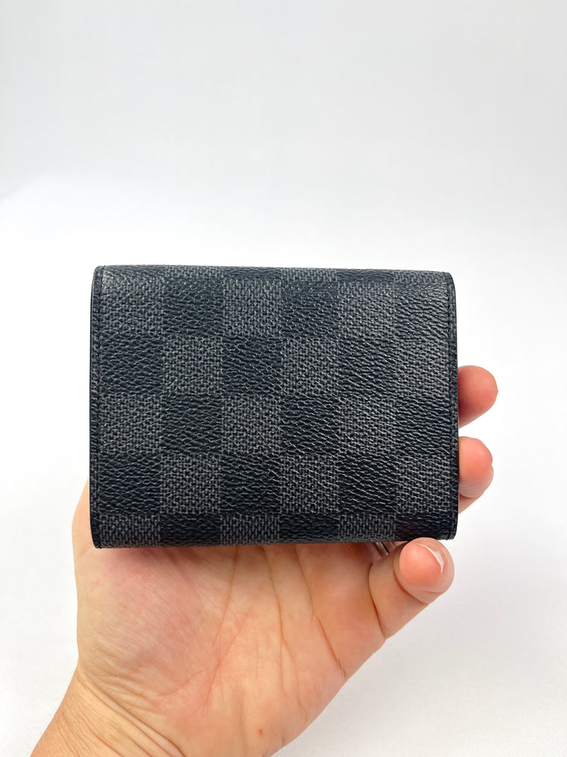 LOUIS VUITTON - ENVELOPPE CARTE DE VISITE DAMIER GRAPHITE