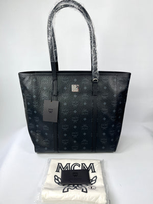 Gray mcm tote bag sales