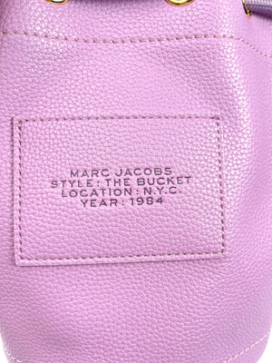 MARC JACOBS - THE LEATHER BUCKET BAG REGAL ORCHID