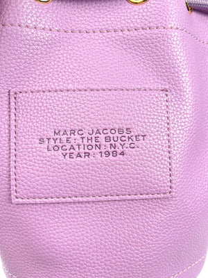 MARC JACOBS - THE LEATHER BUCKET BAG REGAL ORCHID