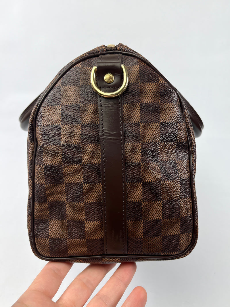 LOUIS VUITTON - SPEEDY BANDOULIERE 25 DAMIER EBENE