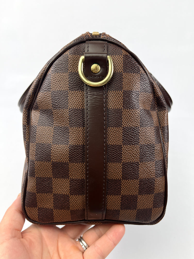 LOUIS VUITTON - SPEEDY BANDOULIERE 25 DAMIER EBENE