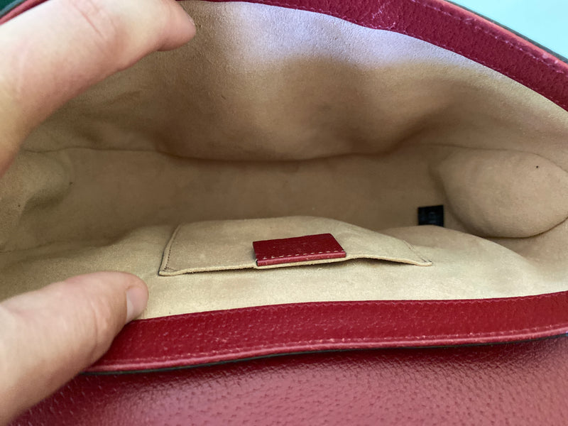 GUCCI - GG SUPREME CANVAS SADDLE BAG IN TIAN PRINT