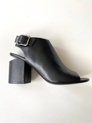 ALEXANDER WANG - NADIA PEEP TOE ANKLE BOOTIES - SZ 40.5 - NEW IN BOX
