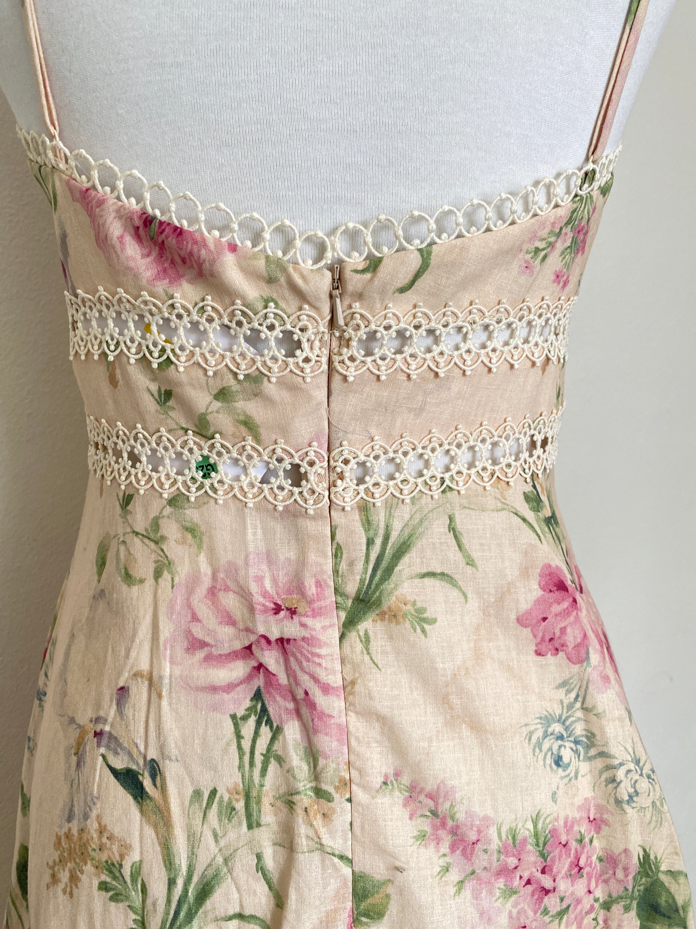 ZIMMERMANN IRIS SUN DRESS SZ 3 NEW WITH TAGS RE.LUXE AU