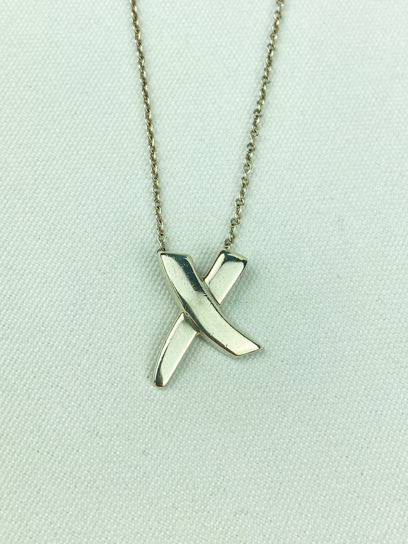 TIFFANY & CO. - PALOMA PICASSO GRAFFITI X STERLING SILVER NECKLACE