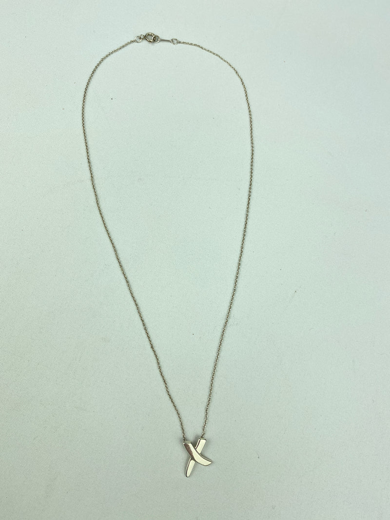 TIFFANY & CO. - PALOMA PICASSO GRAFFITI X STERLING SILVER NECKLACE