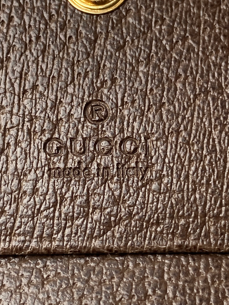 GUCCI - BENGAL TIGER GG SUPREME CARD CASE - AS NEW *RARE*