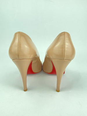 CHRISTIAN LOUBOUTIN - NUDE PUMPS - SZ 36.5