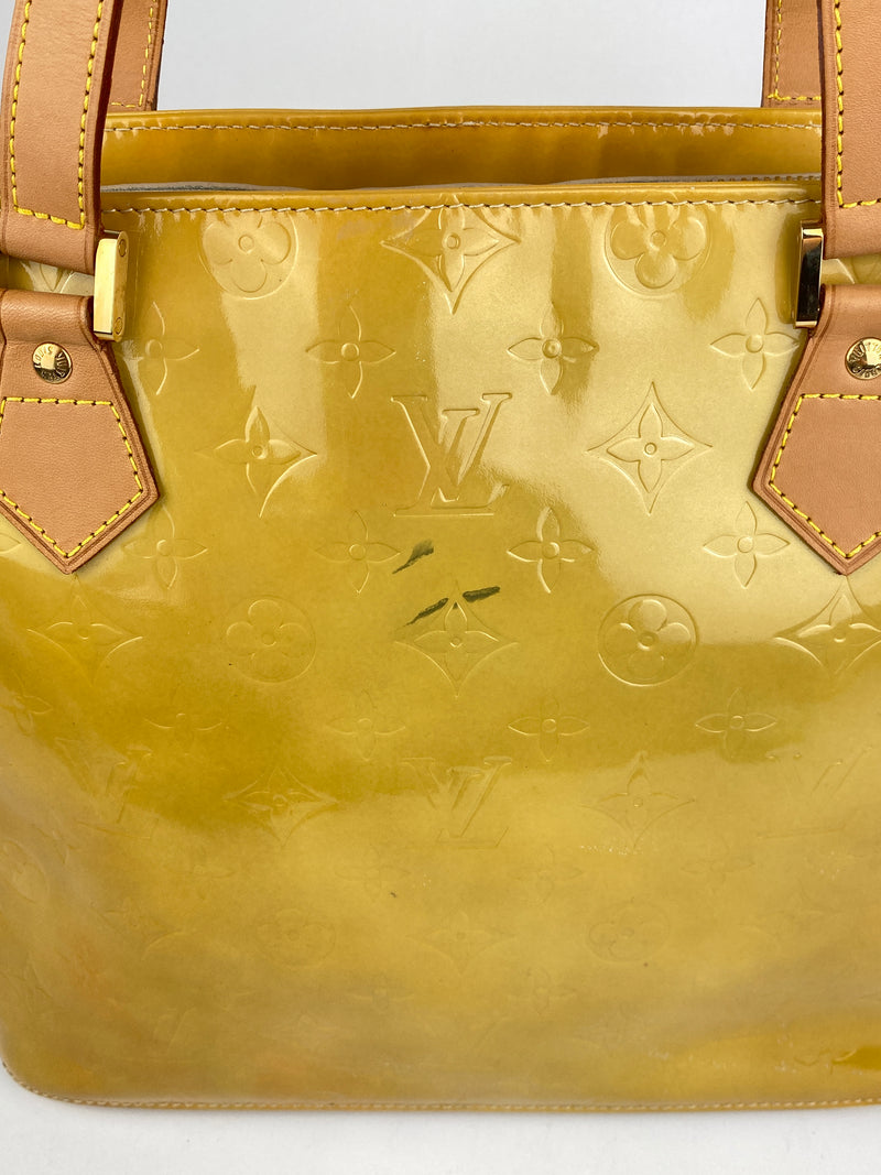 LOUIS VUITTON - HOUSTON MONOGRAM VERNIS YELLOW