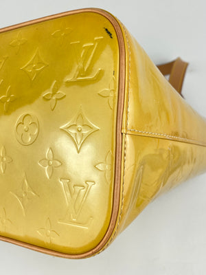 LOUIS VUITTON - HOUSTON MONOGRAM VERNIS YELLOW