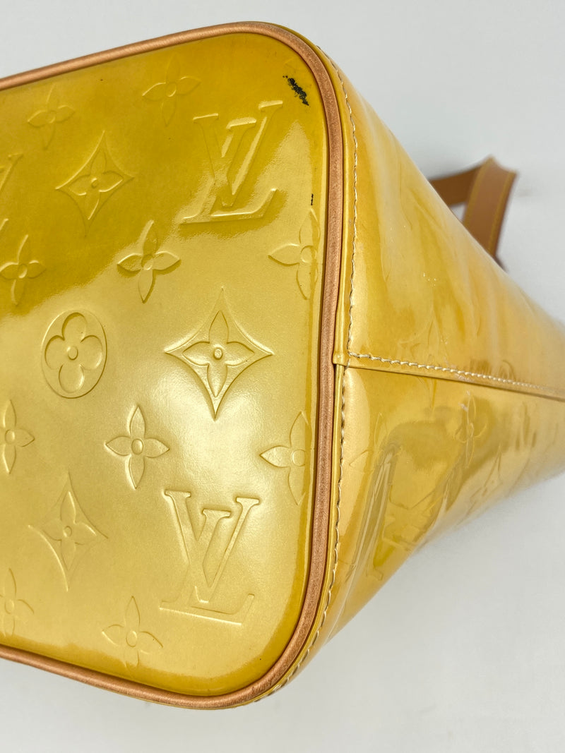 LOUIS VUITTON - HOUSTON MONOGRAM VERNIS YELLOW