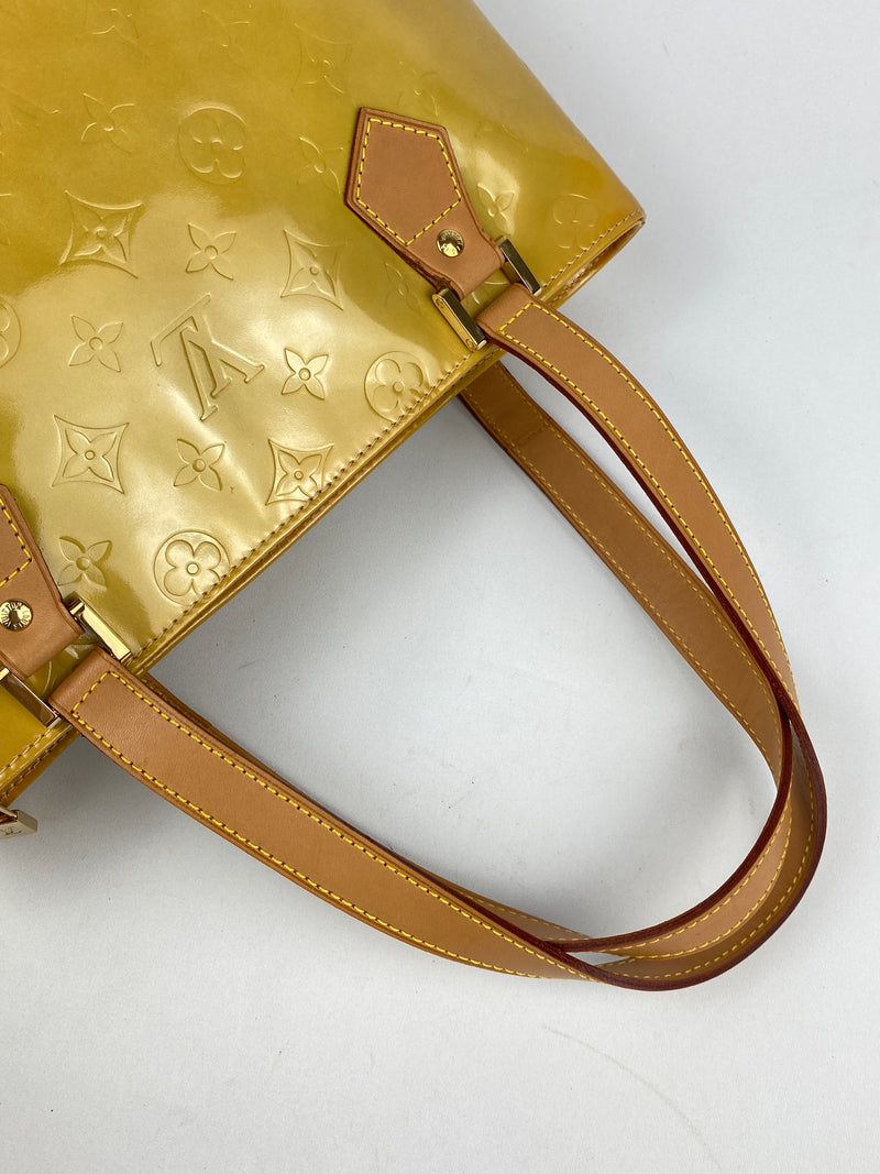 LOUIS VUITTON - HOUSTON MONOGRAM VERNIS YELLOW
